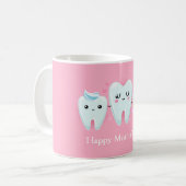 Mug Jour des mères de dents drôle de mule (Devant gauche)