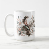 Mug Jour des mères de maman du cheval (Gauche)