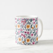 MUG JOUR DES MÈRES PERSONNALISÉES CONCEPTION FLORALE (Devant droit)
