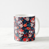 Mug Jour des morts, crânes en sucre (Devant droit)