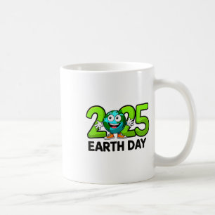 Mug Jour des terres 2025 Jour des terres amusant Anniv