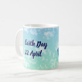 Mug Jour des terres 2025 Notre Puissance Notre Planète (Devant gauche)