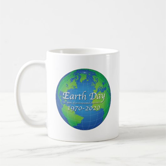 Mug Jour des terres 50 Anniversaire 2020 (Gauche)