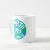 Mug JOUR DES TERRES CHAQUE JOUR Planète artisanale (Devant gauche)