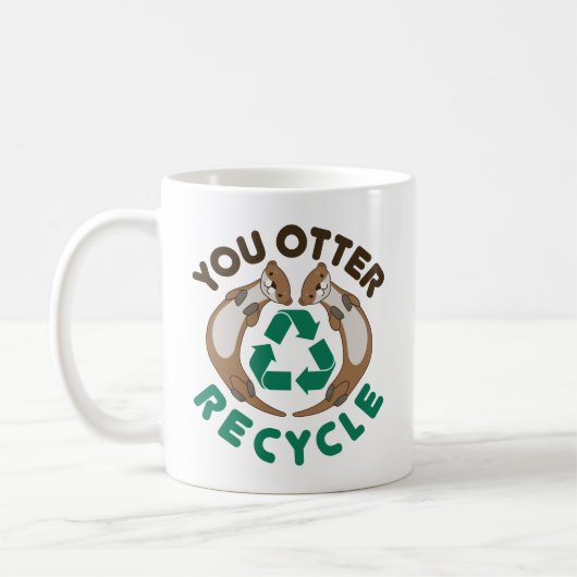 Mug Jour des terres de recyclage (Gauche)