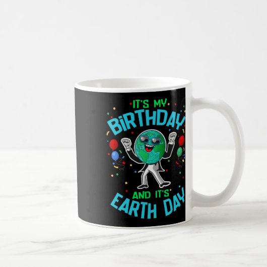 Mug Jour des terres Est Mon Anniversaire Avril 22 Drôl (Droite)
