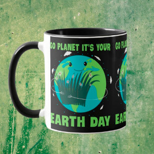 Mug Jour des terres : Go Planet C'est ton Jour des ter
