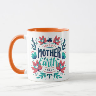 Mug Jour des terres mère dessiné à la main Design-2318