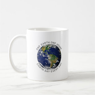 Mug jour des terres One Earth One Home Globe World Cus