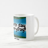 Mug jour des terres quotidien, devenez écolo, science  (Devant droit)