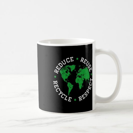 Mug Jour des terres Recycle Réduire Réutiliser Respect (Droite)