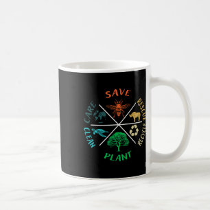 Mug Jour des terres Sauver Les Abeilles Plante Plus D'