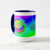 Mug Jour des terres ~ Sunburst (Devant gauche)