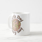 Mug 🌍 Jour des terres tous les jours (Devant gauche)