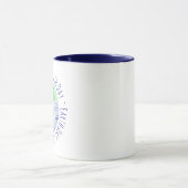 Mug Jour des terres Word Art (Centre)