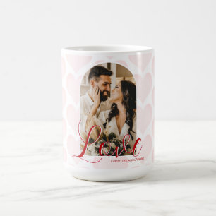 Mug Jour des Valentines Arc romantique Photo personnal