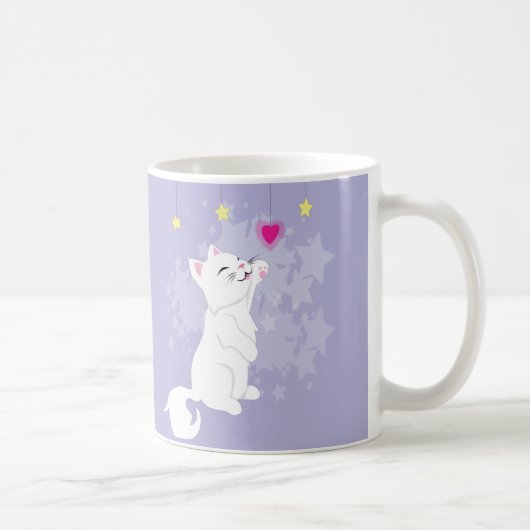 Mug Jour des Valentines Cute Kitty (Droite)