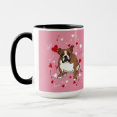 Mug Jour des Valentines de Bulldog (Gauche)