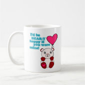 Mug Jour des Valentines de l'amour de l'ours (Gauche)