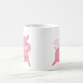 Mug Jour des Valentines de petit cochon doux (Centre)