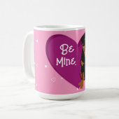 Mug Jour des Valentines de Rottweiler (Devant gauche)