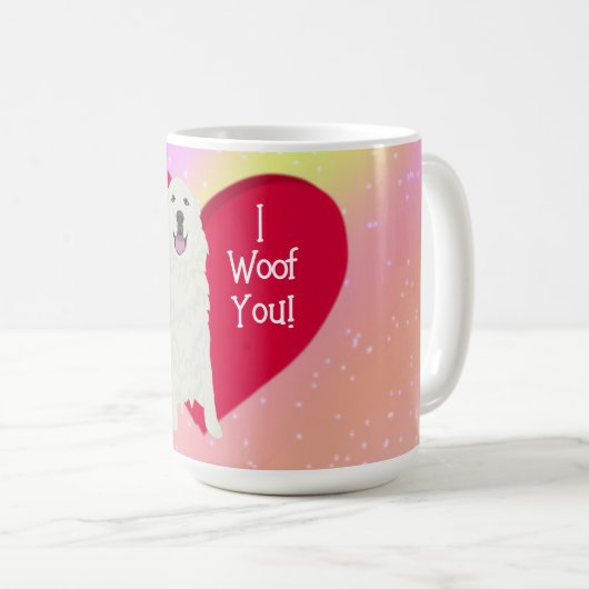 Mug Jour des Valentines des Grands Pyrénées (Devant droit)