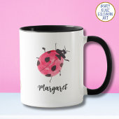 Mug Jour des Valentines illustrées à la main par une a