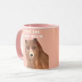 Mug Jour des Valentines Je t'aime beaucoup (Devant gauche)