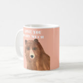Mug Jour des Valentines Je t'aime beaucoup (Devant gauche)