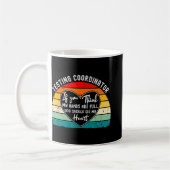 Mug Jour d'essai d'appréciation du coordinateur Fin de (Gauche)