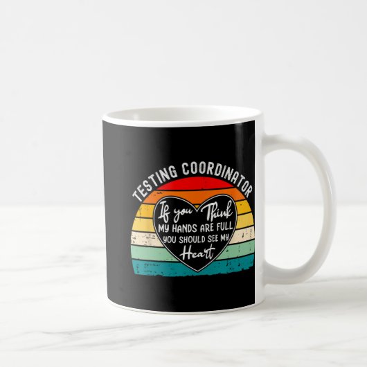 Mug Jour d'essai d'appréciation du coordinateur Fin de (Droite)