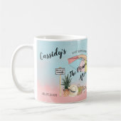 Mug Jour d'été à la 21ème fête d'anniversaire de plage (Gauche)