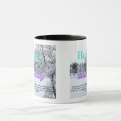 Mug jour d'hiver heureux (Centre)