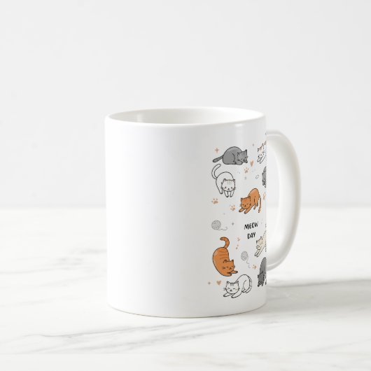 Mug jour du chat (Devant droit)