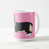 Mug Jour du Corgi Valentines (Devant droit)