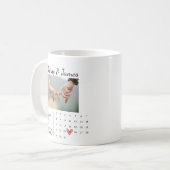 Mug Jour du couple photo (Devant gauche)