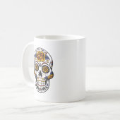 Mug jour du crâne mexicain des morts (Devant gauche)