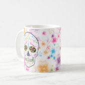 Mug Jour du crâne mort de sucre - couleur multi (Devant gauche)