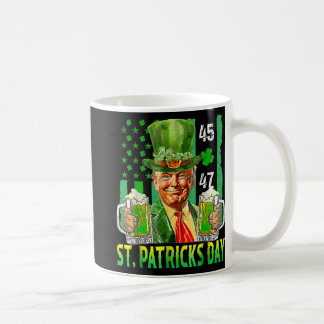 Mug Jour du drapeau américain Trump 2025, Saint-Patric