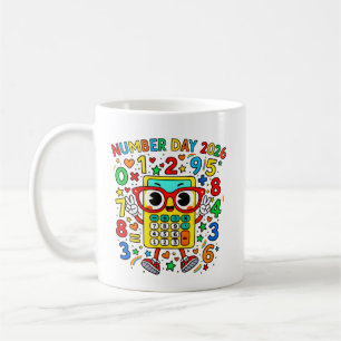 Mug Jour du Nombre 2026 Chouette Calculatrice Concepti