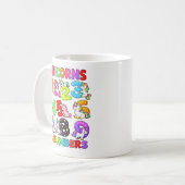 Mug Jour du Numéro Licorne Nombres Conception de Mathé (Devant gauche)