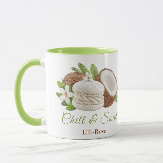 Mug Jour du Sandwich de Crème Glacée à la Noix de Coco (Gauche)