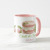 Mug Jour du Sandwich de Crème Glacée à la Rose (Devant droit)