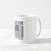 Mug Jour du Souvenir Hommage et Tribut Vector Des (Devant droit)