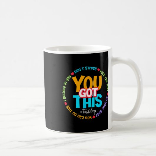 Mug Jour du test Rock The Test Professeur Jour de test (Droite)