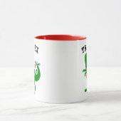 Mug Jour férié des dinosaures de Noël Rex Tree (Centre)