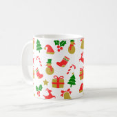 Mug Jour férié des sapins colorés Reinder (Devant gauche)