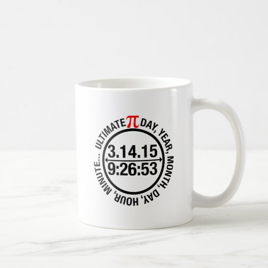 Mug Jour final 2015 de pi (Droite)