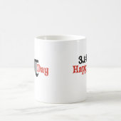 Mug Jour heureux 3,14 de pi - 14 mars (Centre)