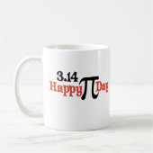 Mug Jour heureux 3,14 de pi - 14 mars (Gauche)